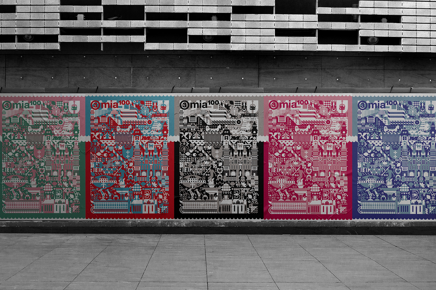 Digital Art  digital illustration ILLUSTRATION  artwork Graphic Designer city city poster poster geometry geometric illustration