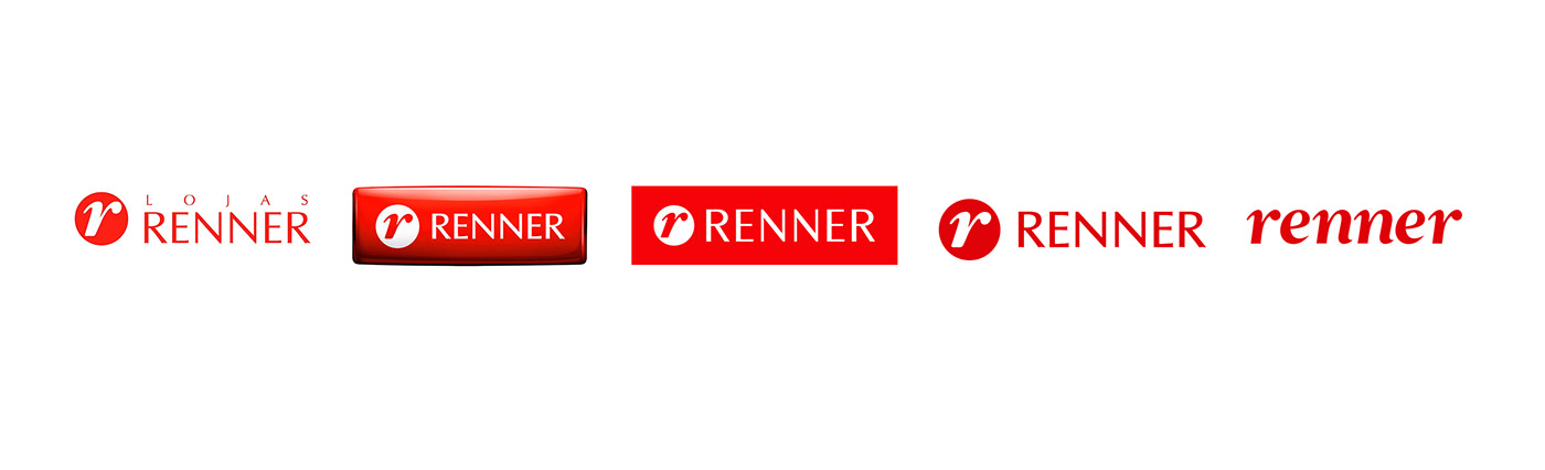 clothes department Fashion  Rebrand renner store visual identity