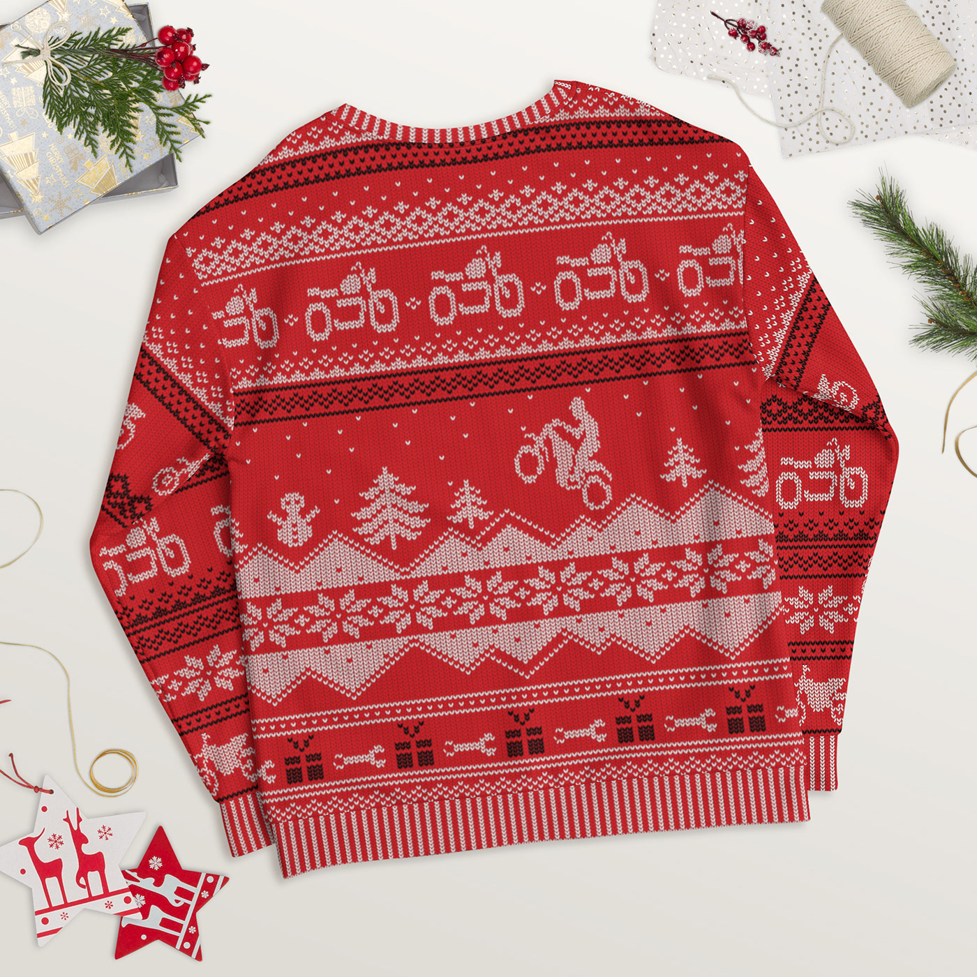 ugly christmas sweater sweatshirt design Graphic Designer Apparel Design appareldesigner christmas design holidays Christmas gifts Motorcycle sweatshirt motorcyles