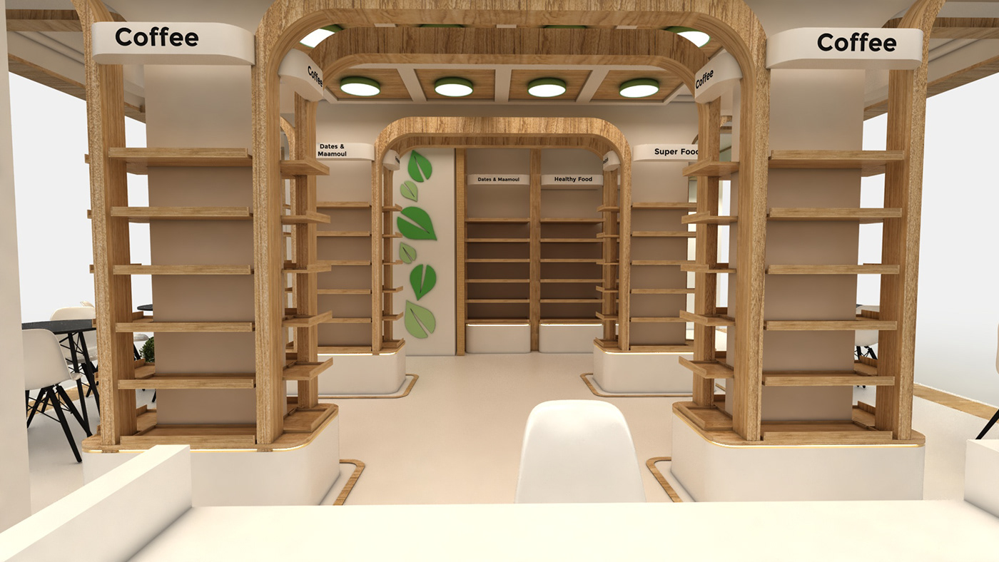 Exhibition  Exhibition Design  booths booth design tradeshow tradeshow booth Exhibition Booth Food africa Double Deck Booth