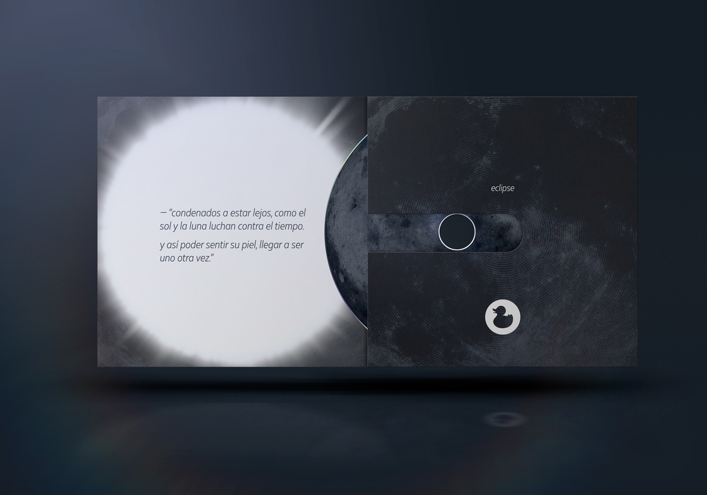 Album cd Packaging empaque music Music Packaging brand moon eclipse Space 