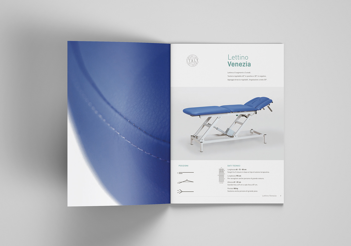 a4catalog aesthetics brochure clear design graphic graphicdesign MassageTable physiotherapy productcatalogs