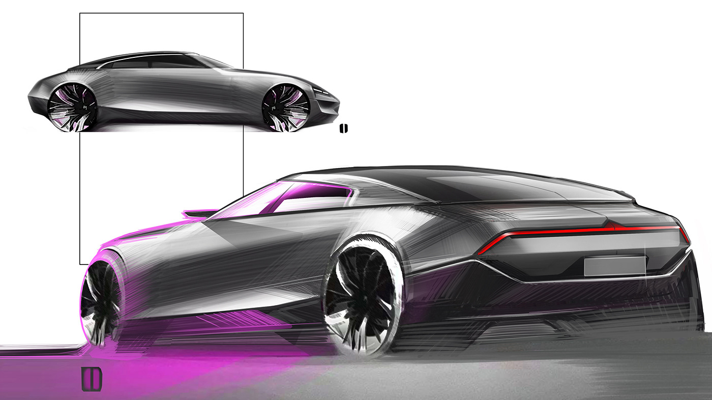 aston martin automotive   cardesign doodle Honda Koenigsegg lamborghini portfolio range rover sketch