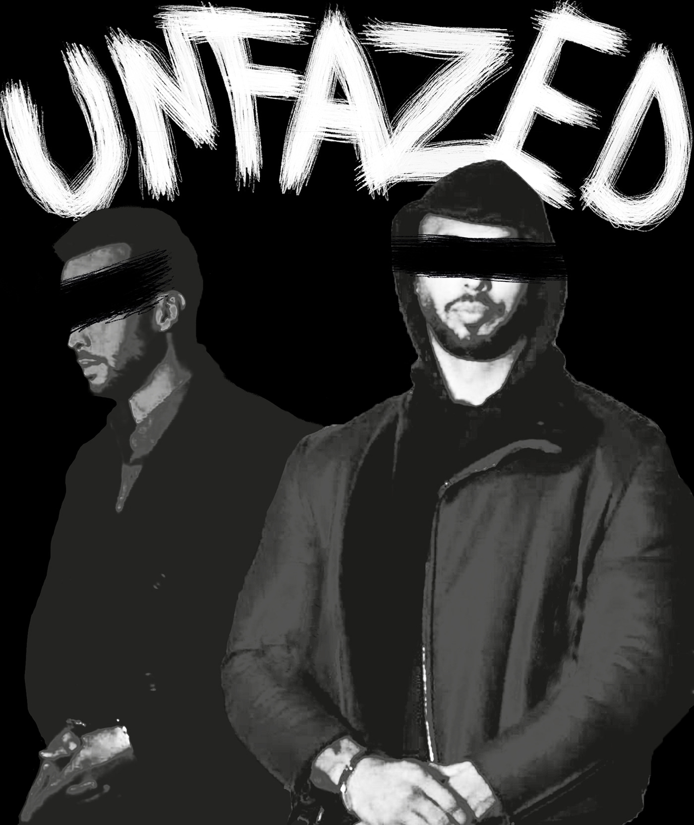 andrew tate black and white shirt design png tristan tate unfazed