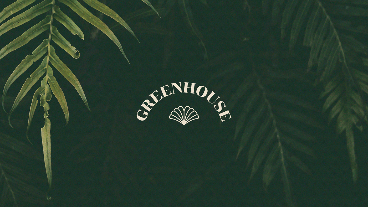 brand greenhouse identidade visual logo Logotipo Logotype marca minimalist Nature visual identity