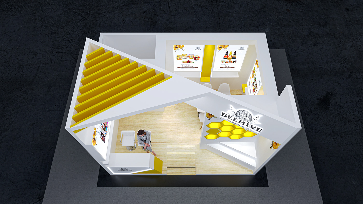 dubai architecture visualization Render 3D corona 3ds max Stand booth Exhibition 