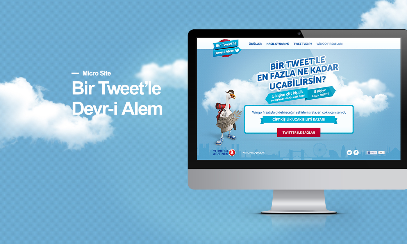 Turkish Airlines UI microsite wingo