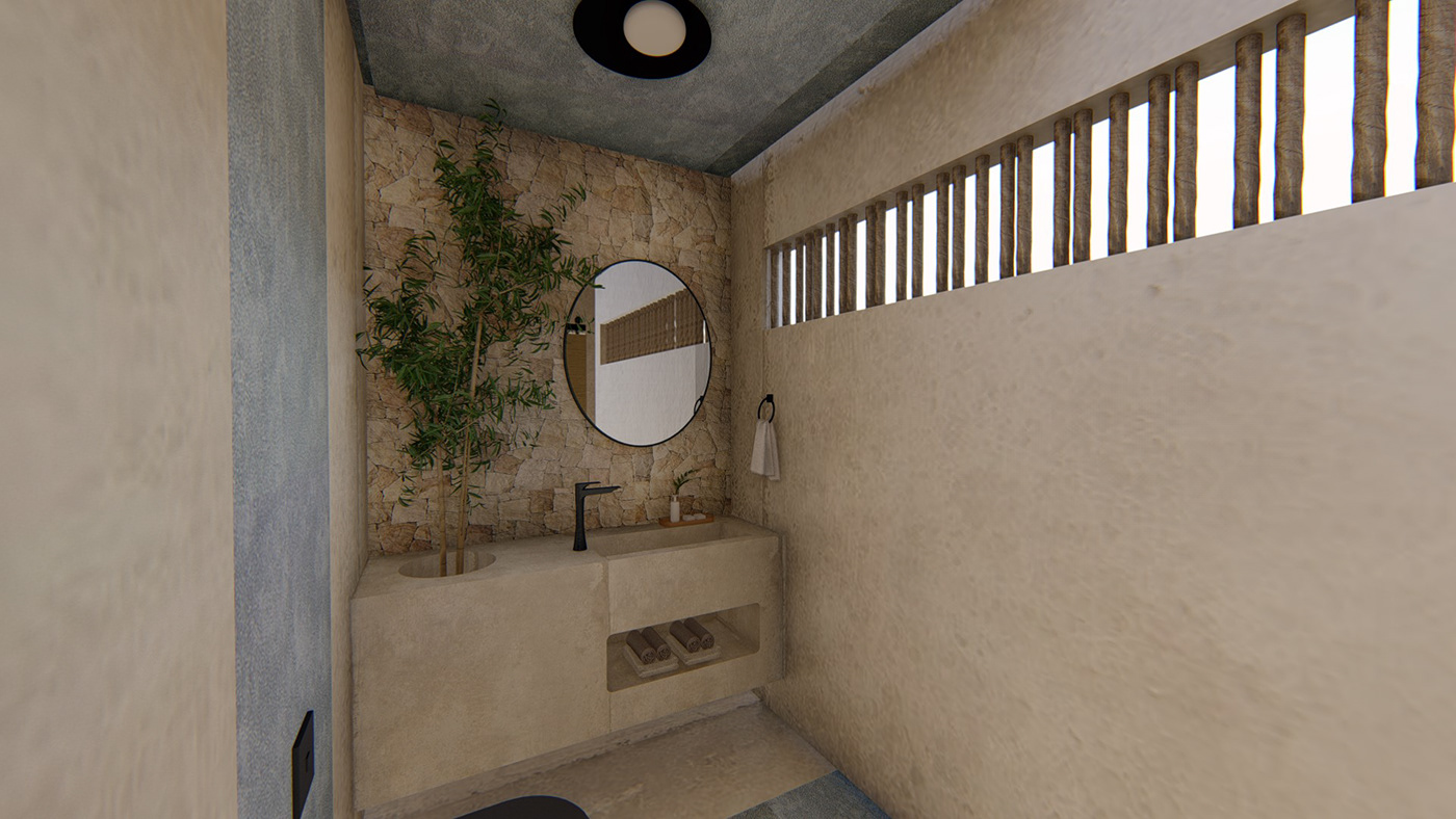 arquitectura architecture interior design  exterior Tropical Design Tropical bathroom