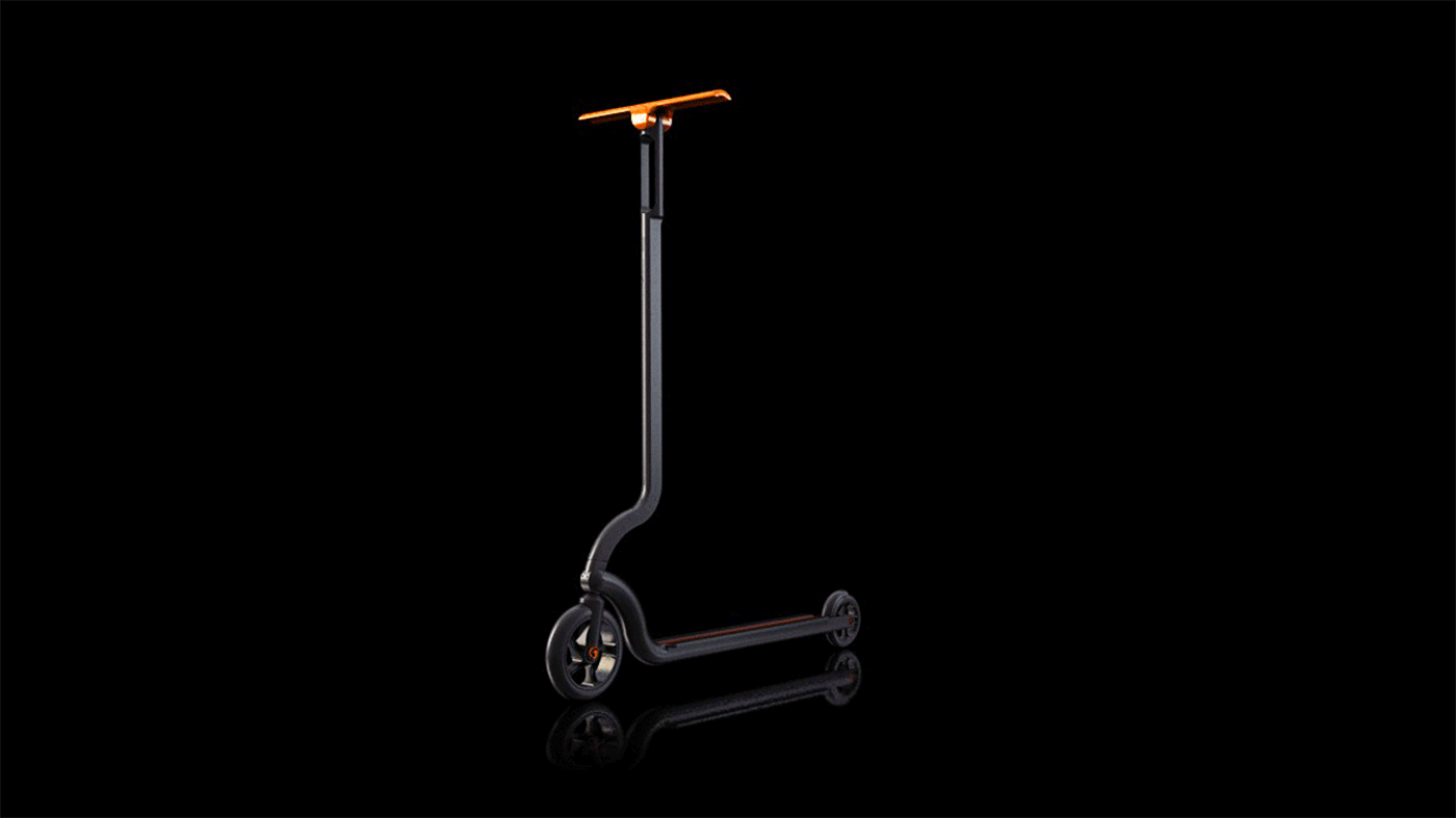 kick scooter Scooter kick scooter design citybirds Red Dot Automotive design industrial design  product design  inspire motion