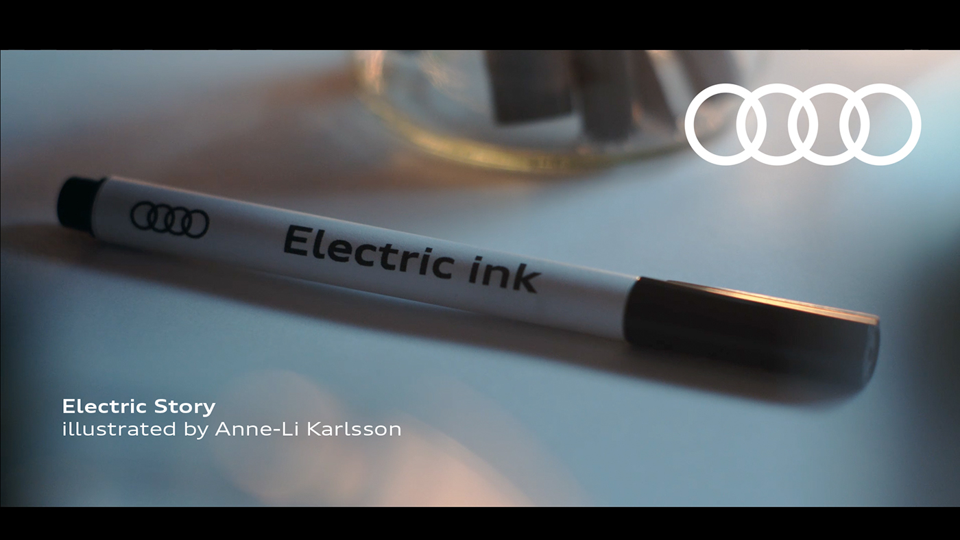 electric Audi ink car