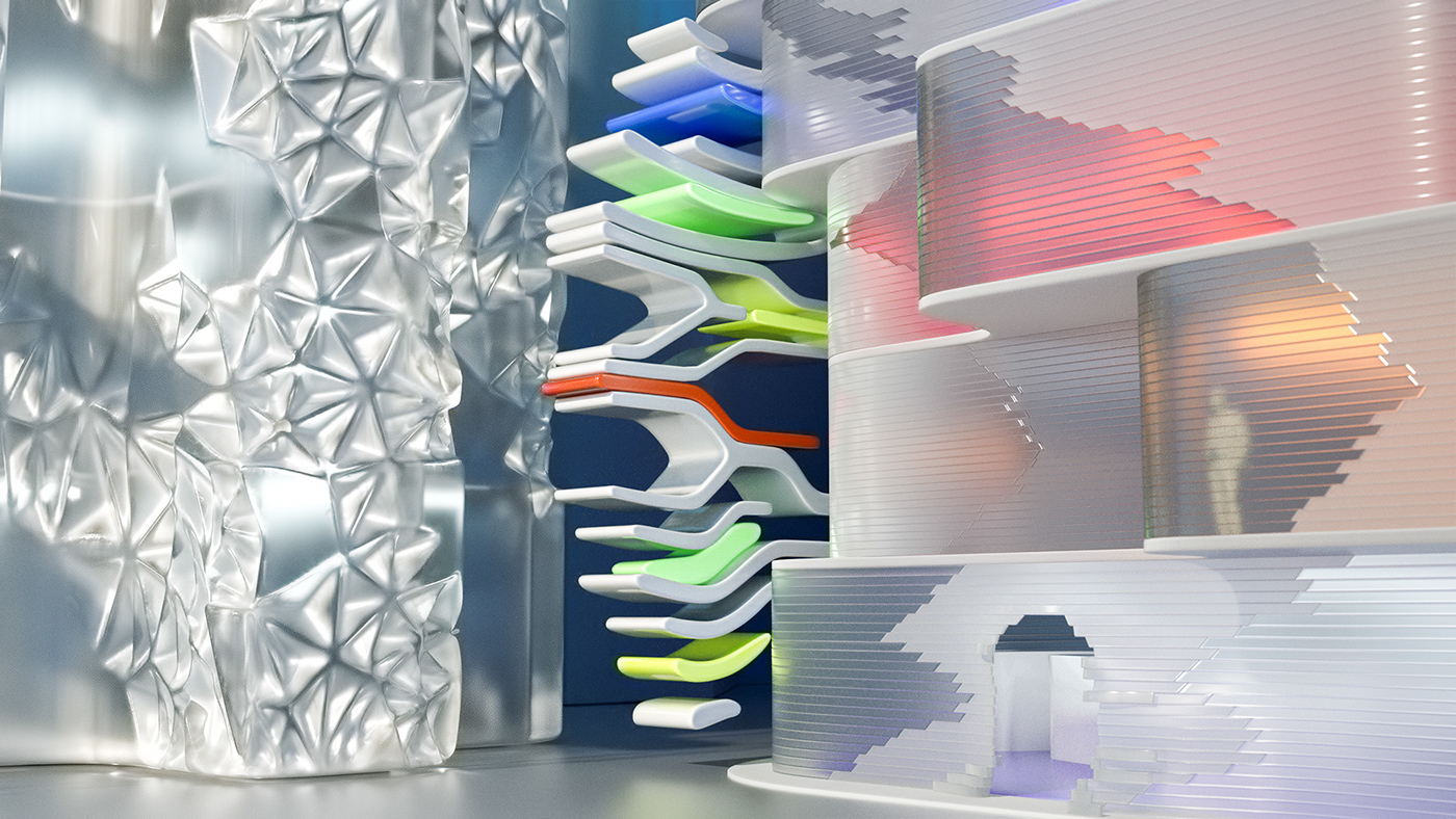 3D design fiction Scifi soft matter future