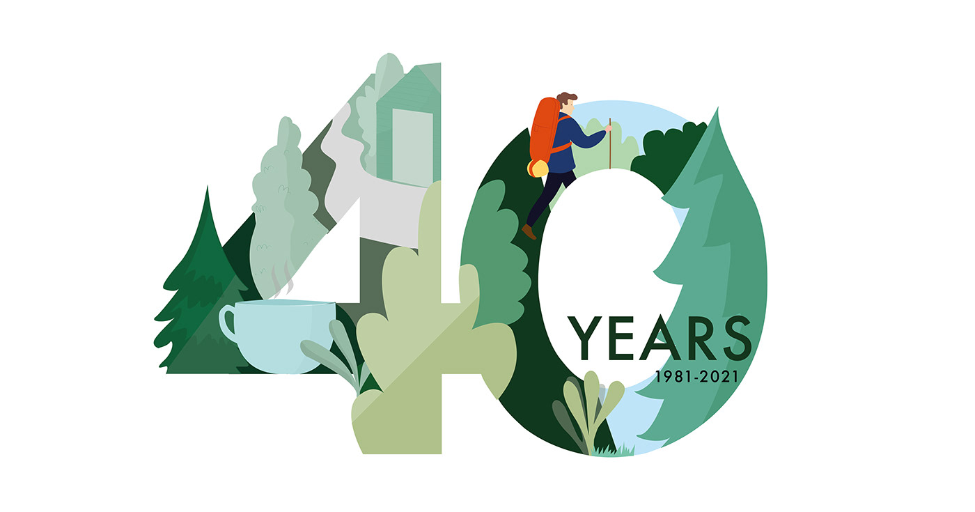 anniversary branding  Illustrator logo Vector Illustration