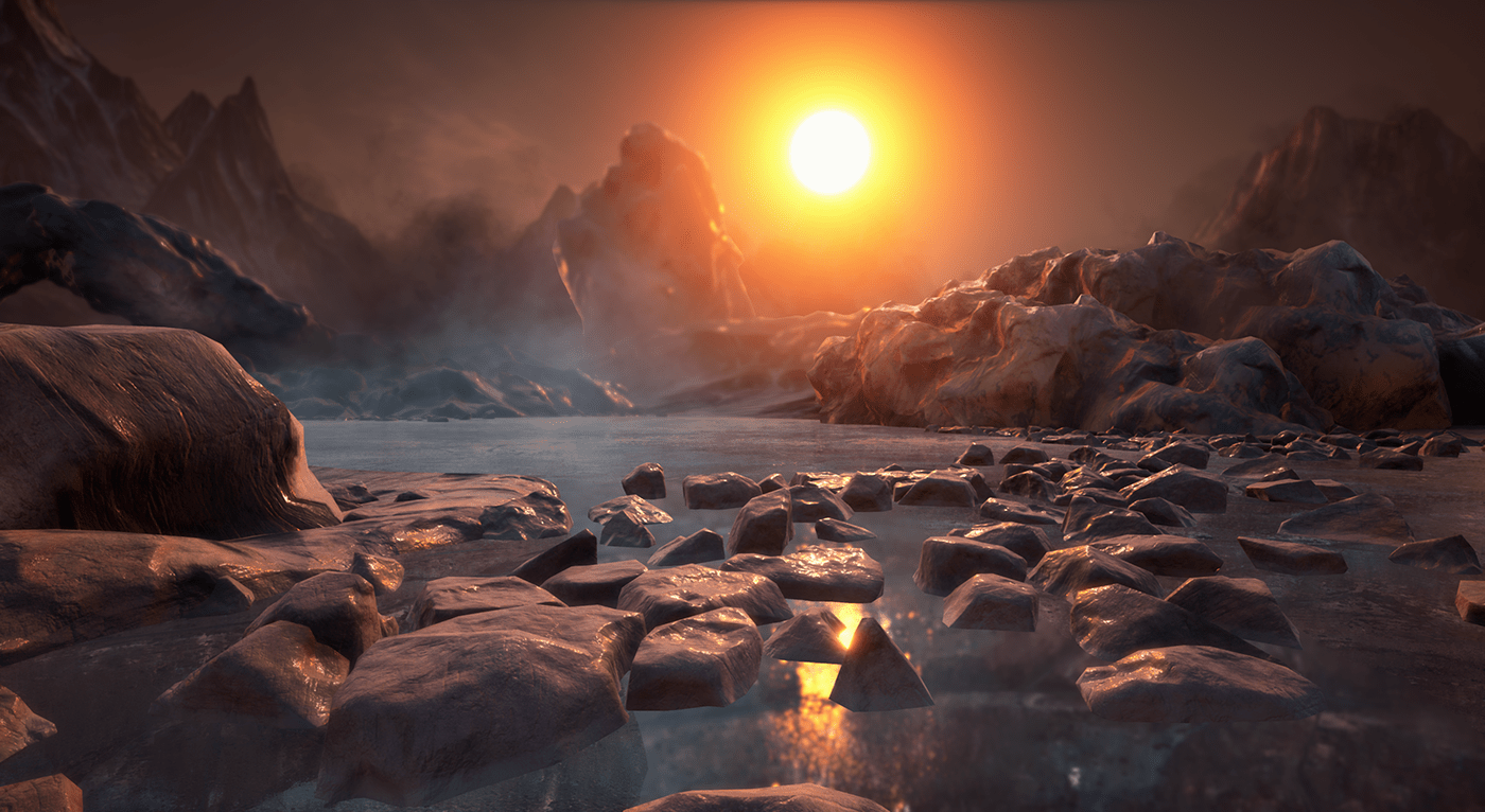 alienplanet Arctic UnrealEngine lighting realtime