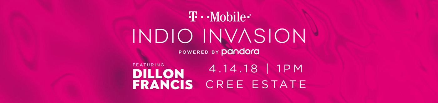 pandora T-Mobile tmobile Experiential experiential marketing Event Design Events coachella music branding 