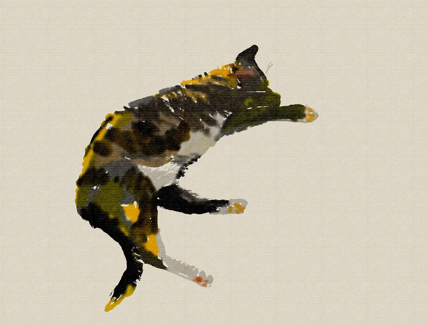 cats watercolor