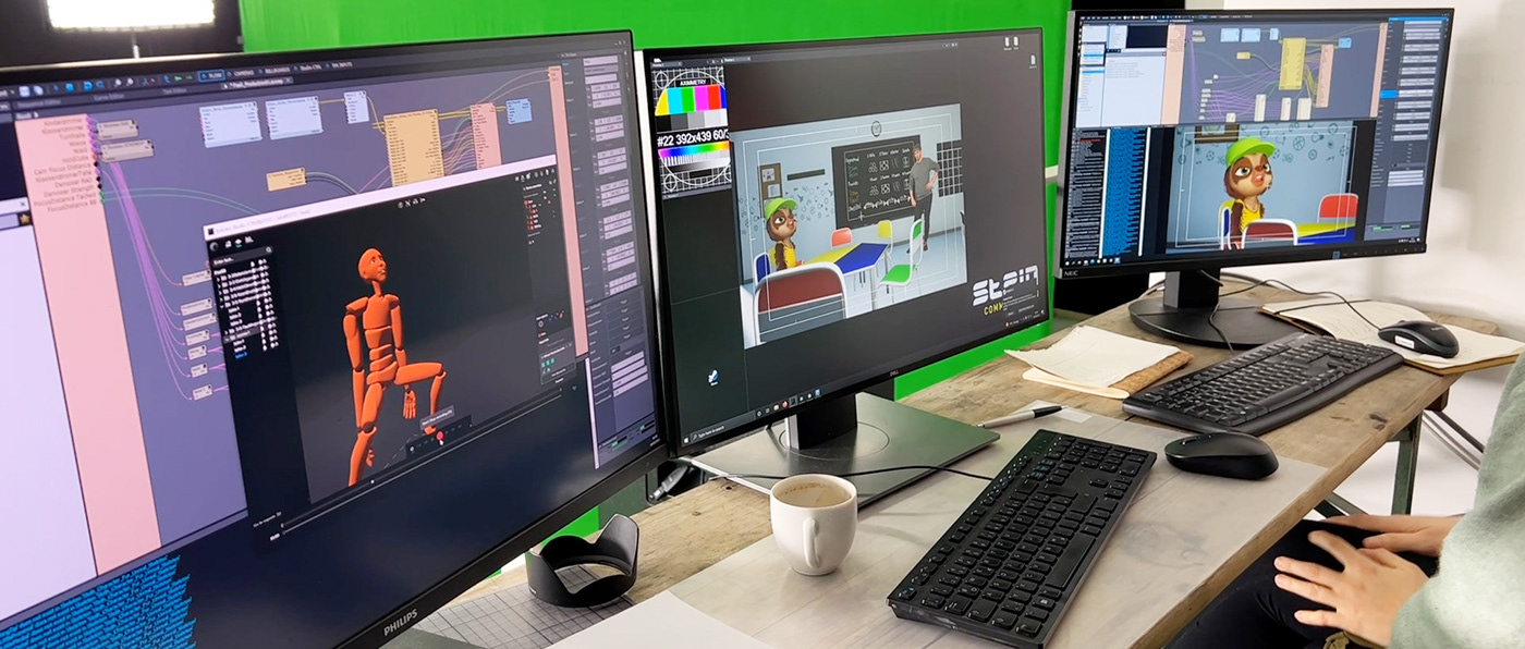 motion tracking virtual production greenscreen Character design  character animation Production design Socialmedia motion capture real time