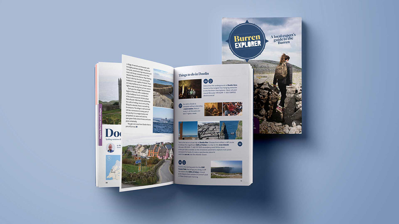 Image of Burren Explorer cover and inner pages