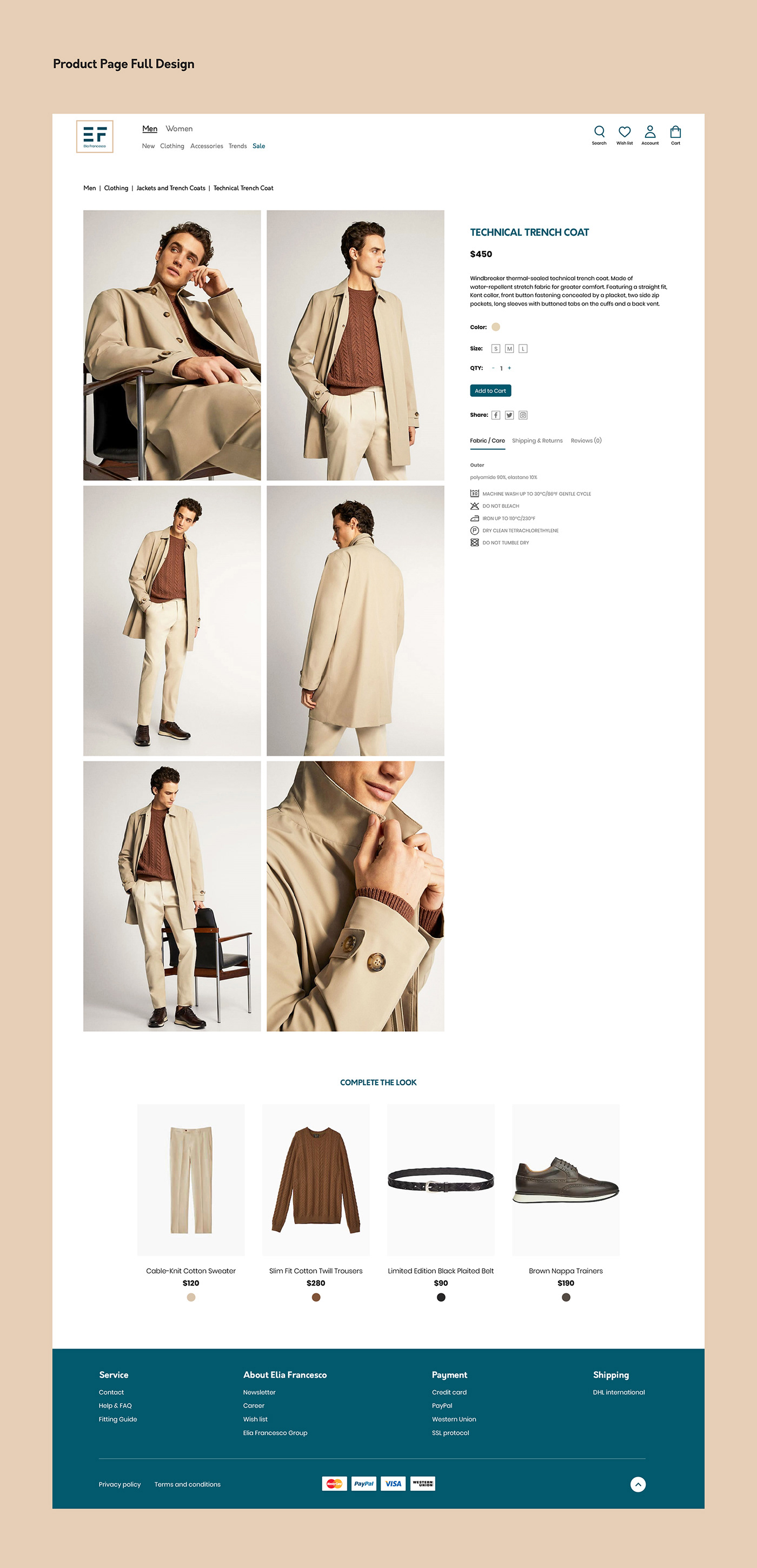 Elia Francesco animation  e-commerce e-shop Fashion  shop UI/UX ux/ui Webdesign Website