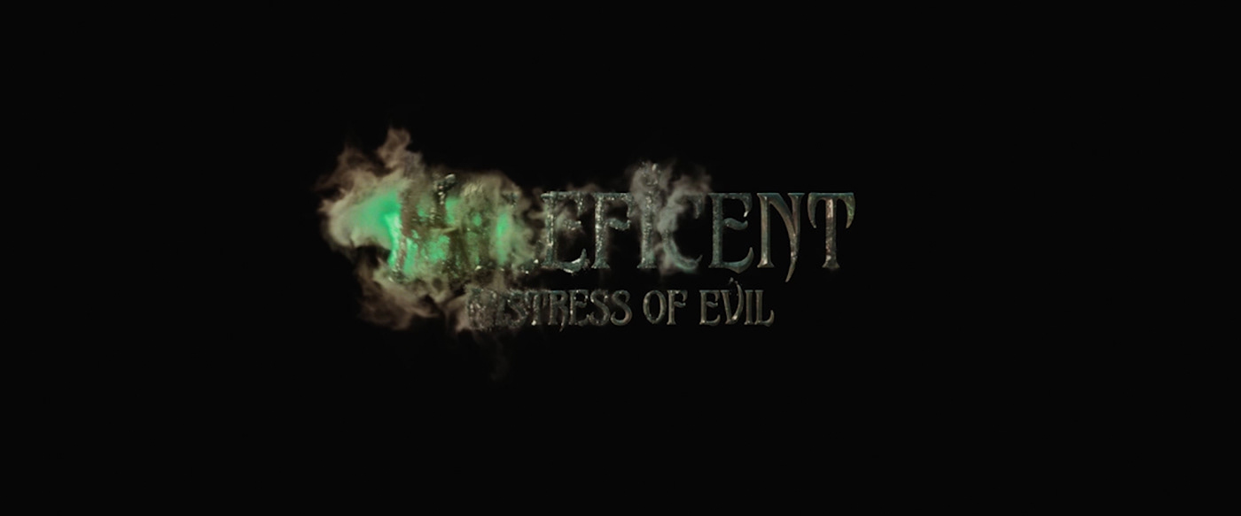 3D design disney Film   Magic   main title sequence maleficent mistress of evil opening titles typography  