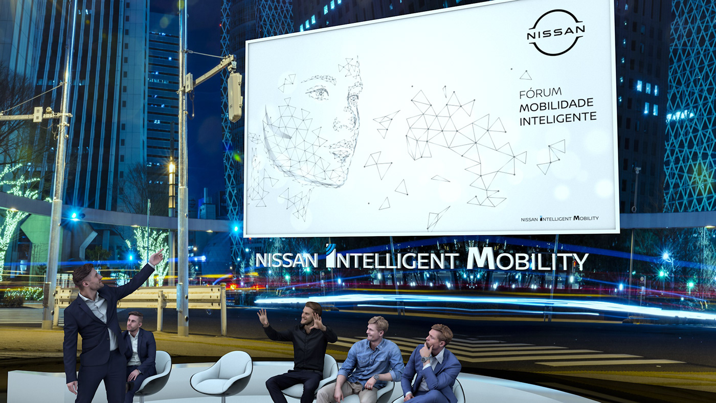 intelligent mobility Nissan cinema 4d Digital Events electric cars Events Exhibition 