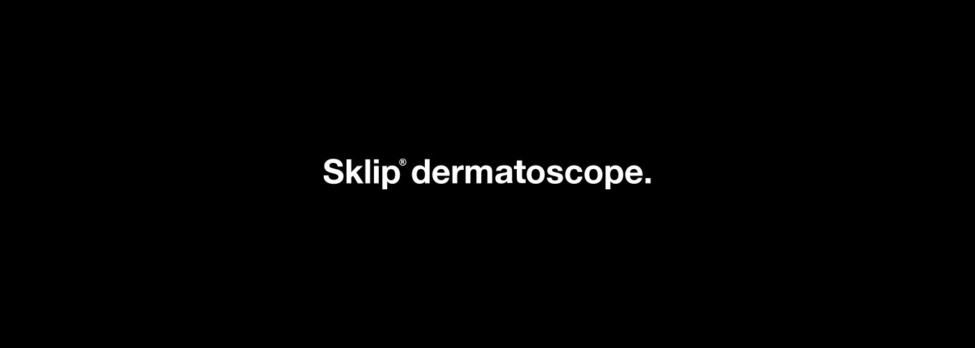 Dermatoscope sklip iphone phone packing branding  poster
