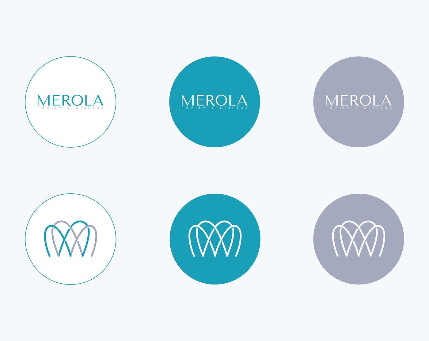 Dentists Logo Design Social Media Icons