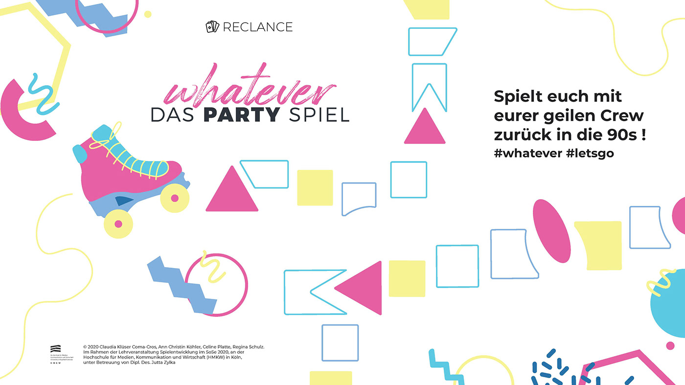 boardgame branding  corporatedesign Packaging party spielentwicklung trailer whatever