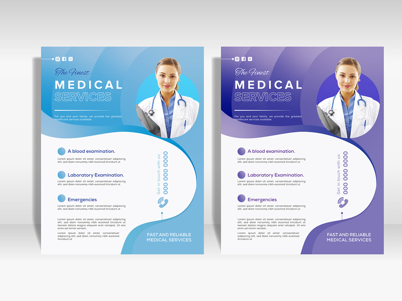  aesthetic, brochure, business, design, doctor, flyer, health, hospital, maintenance, medical, care,