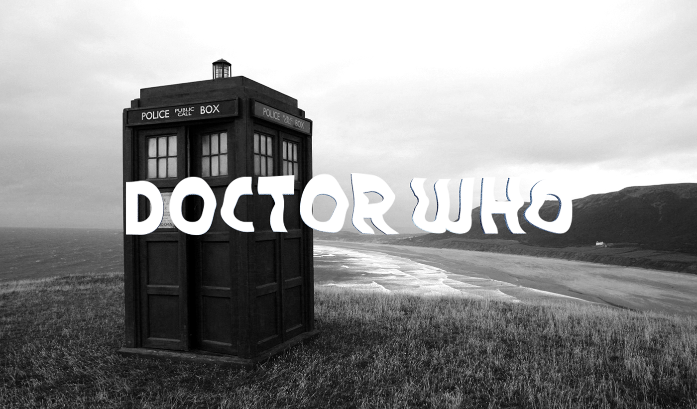 Doctor Who pop up store visual identity DW BBC