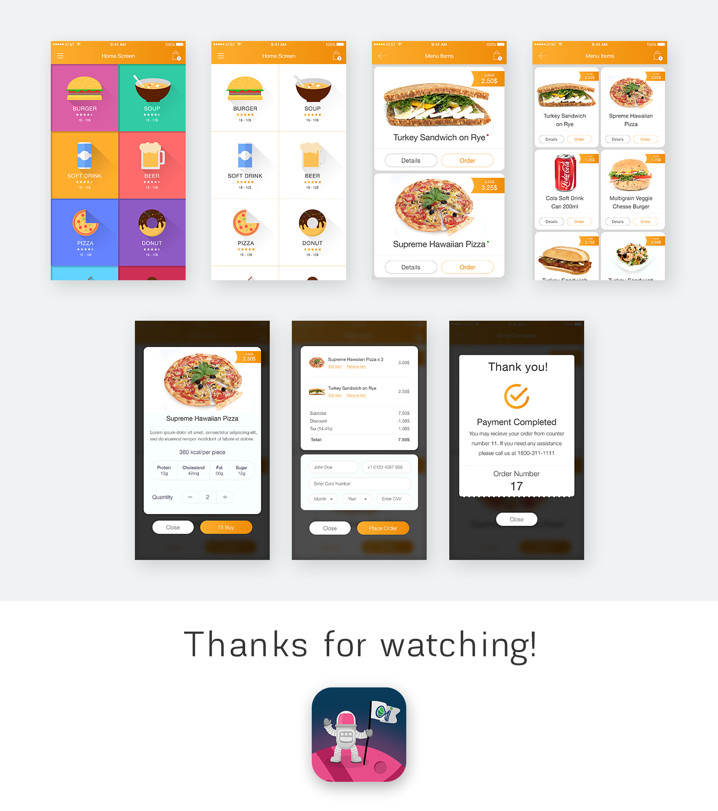 Food Ordering App UI Kit on Behance