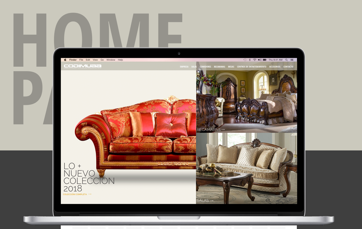 Website furniture Responsive Bootsrap mobile