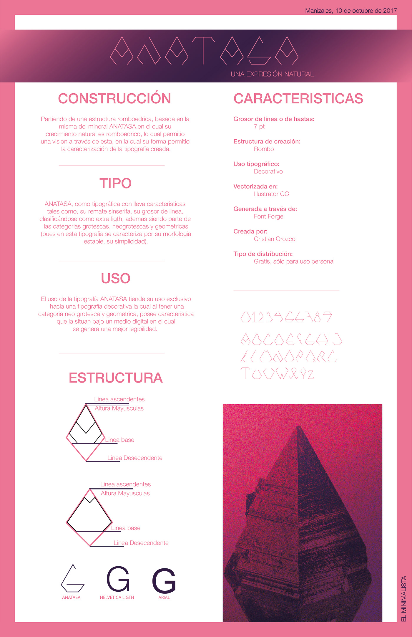 tipografia typo font Form pink blue University inspiration creative