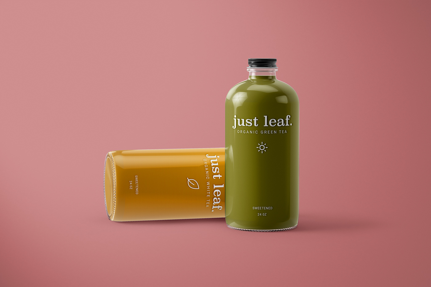 tea branding  icons beverage product graphicdesign organic bottle justleaf