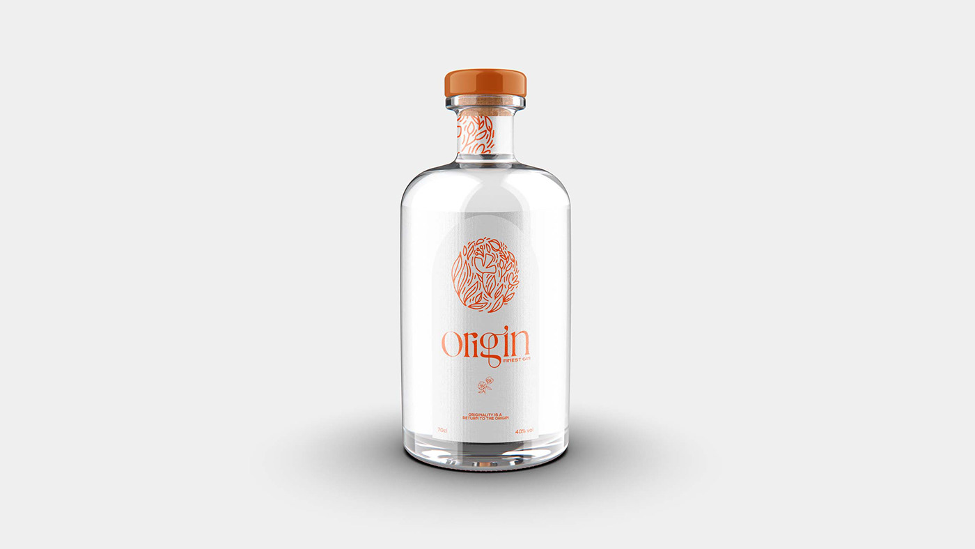Advertising  branding  gin logo marketing   product design 