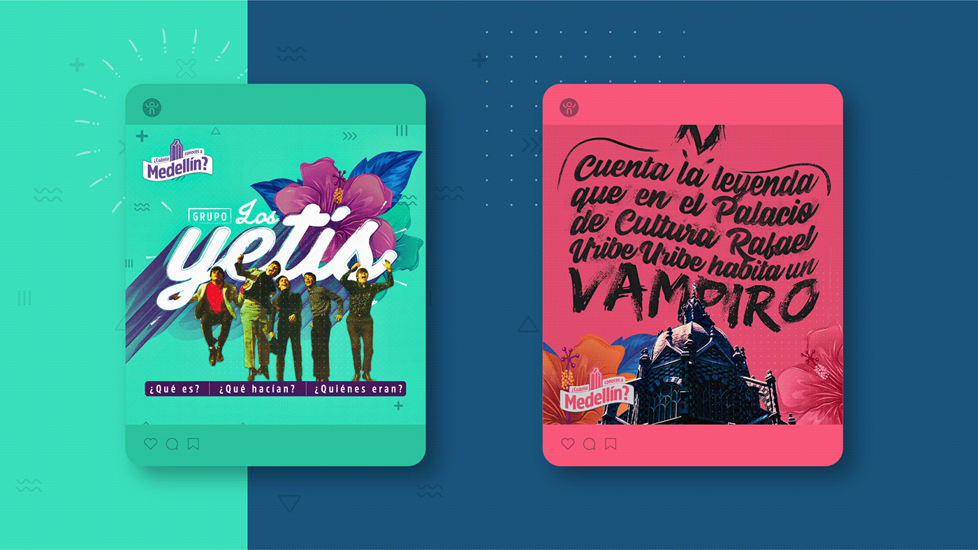 social media graphic design  typography   medellin colombia marca campaign digital campaign Comfenalco Antioquia