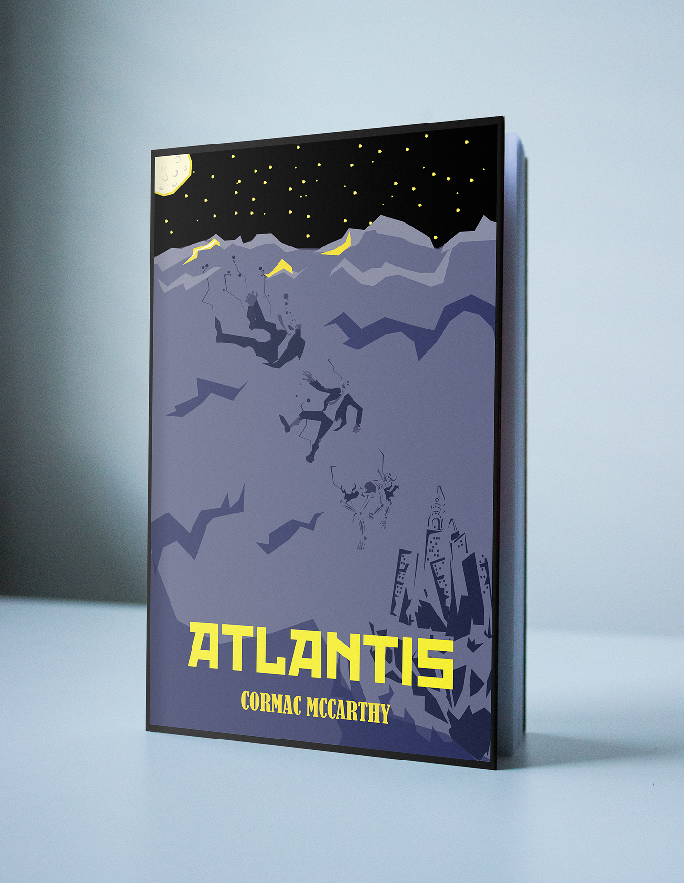 atlantis ILLUSTRATION  book cover fiction Cormac McCarthy sci fi books