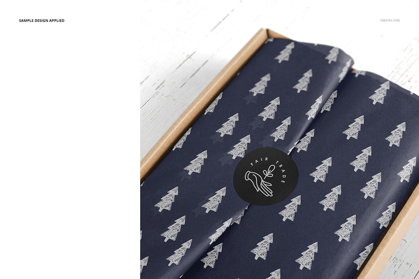 Download Mailer Box Wrapping Tissue Paper Mockup Set on Behance