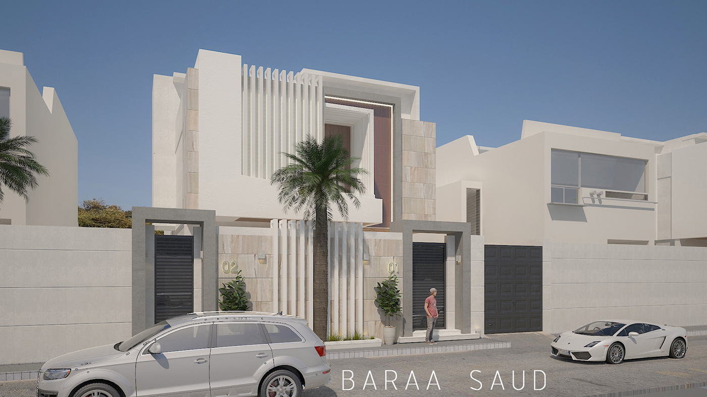 design Villa riyadh Modern Design Modern Villa Saudi Arabia