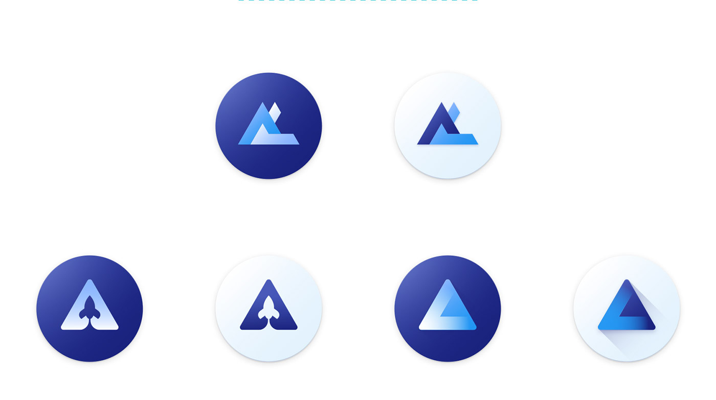 mountain Apex Apex launcher Icon redesign concepts android