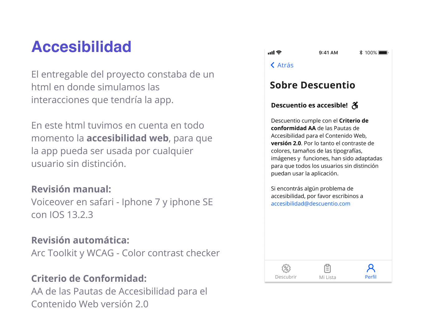Descuentio supermercado UI ux app Ofertas Promociones lista de compras Case Study design thinking