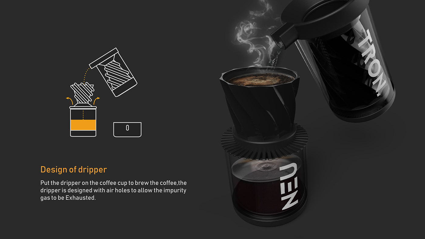 product design  industrial design  Coffee Keetle hand-pouring appliance design life Style bottle
