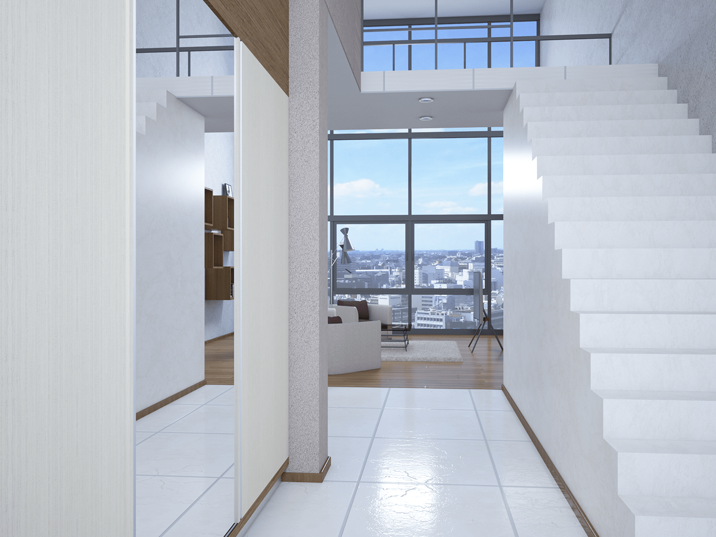 3DDesign 3drendering 3dsmax 3dvisualization interiordesign maisonette nightrender Residentalbuilding skyscraperarchitecture vray