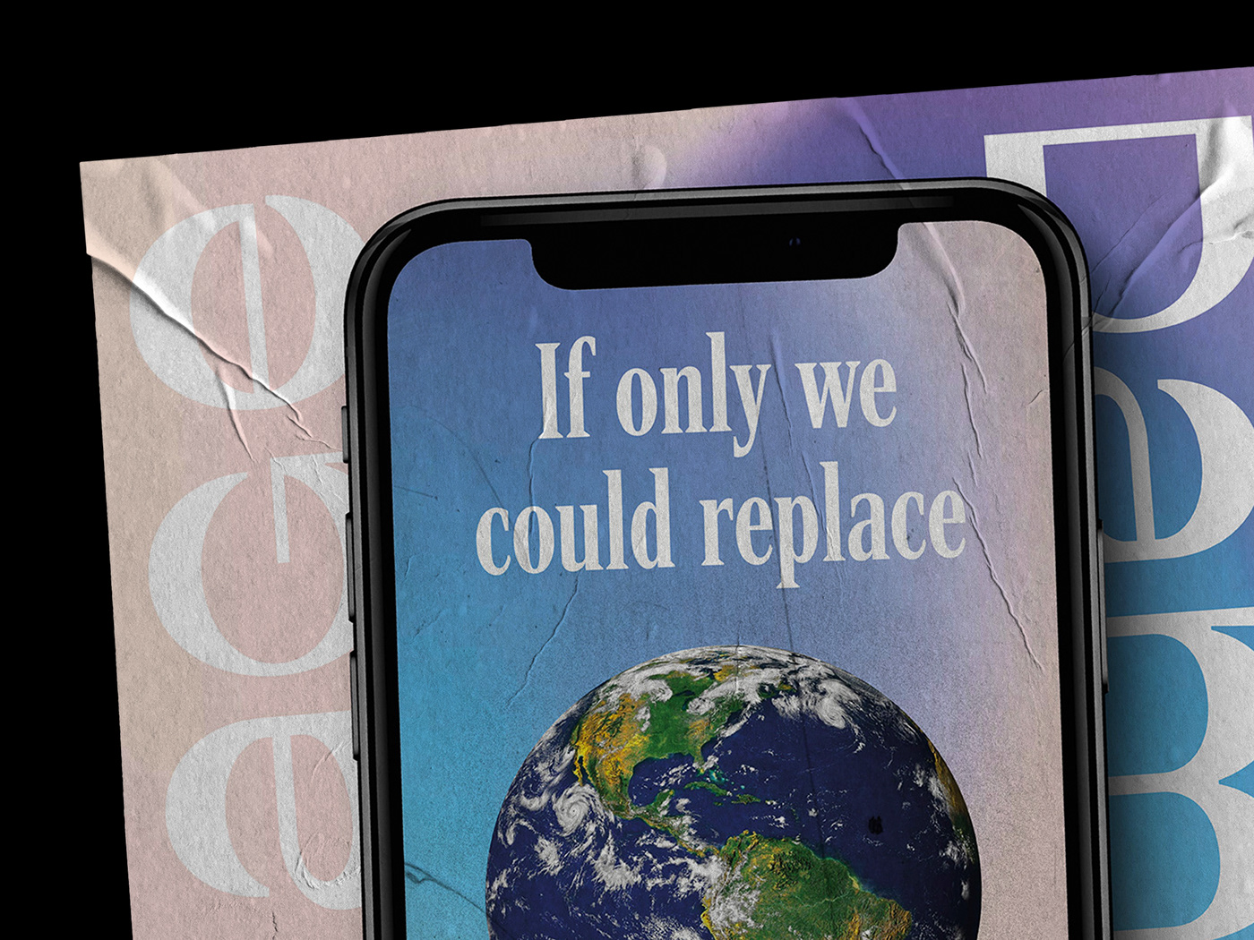 climate earth iphone poster type climate change protest blankposter gradient ribes
