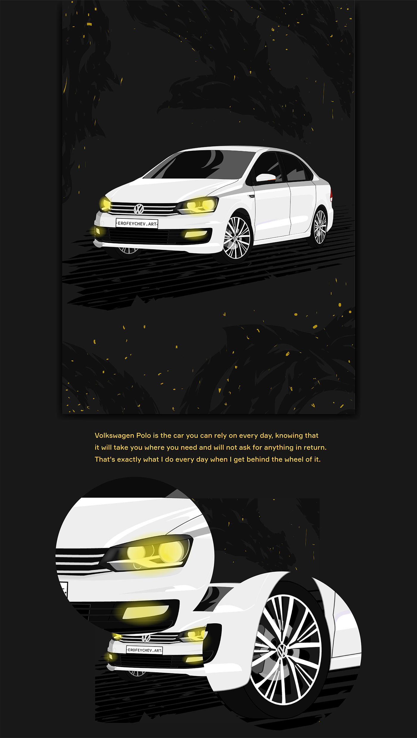 Cars vector portfolio car adobe illustrator art