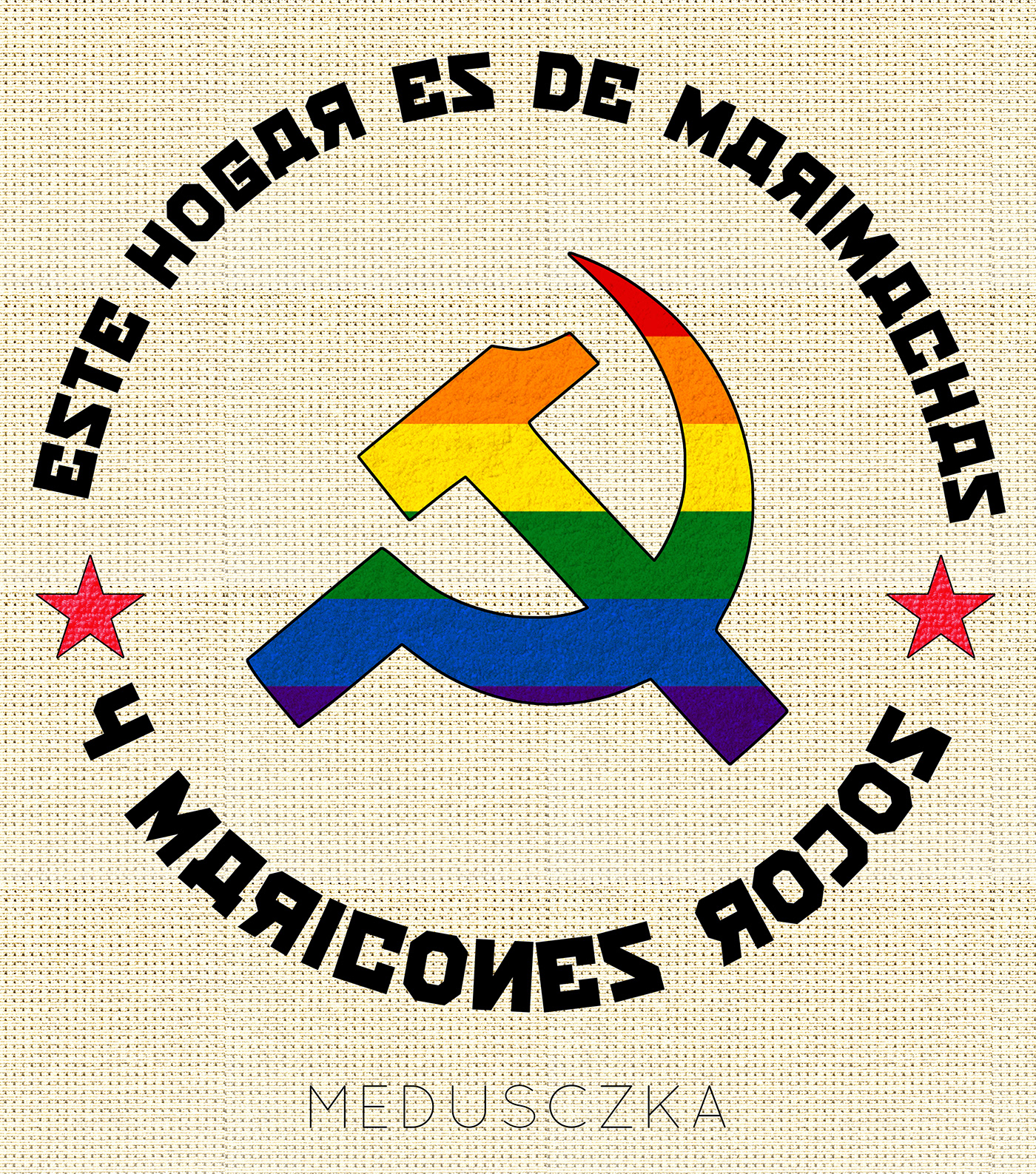communism comunismo gay ILLUSTRATION  ilustracion LGBT Medusczka queer queer art socialismo
