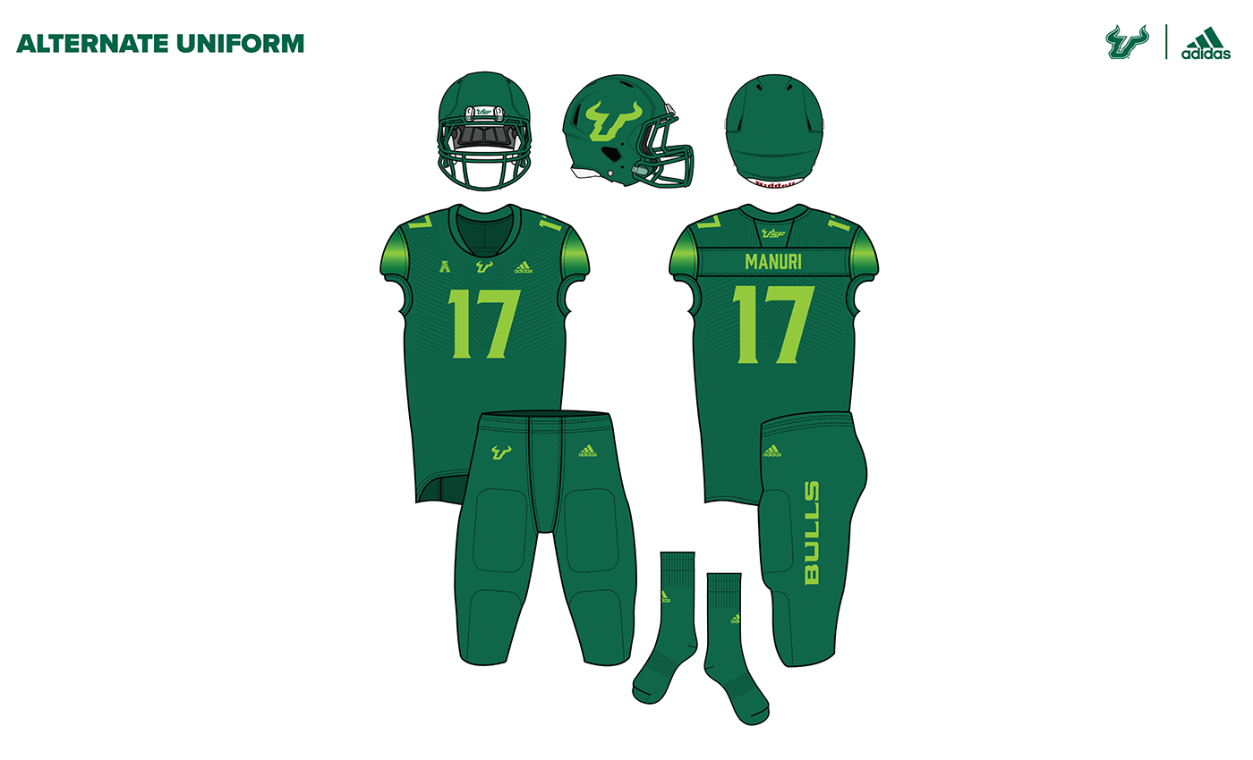 football sports uniforms design Illustrator florida NCAA