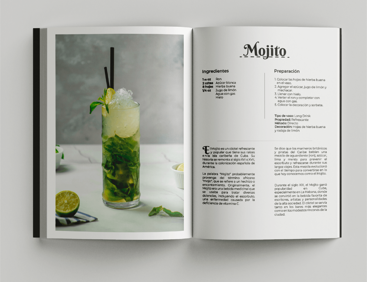 editorial InDesign magazine typography   adobe illustrator editorial design  book cover cocktail cocteleria bar