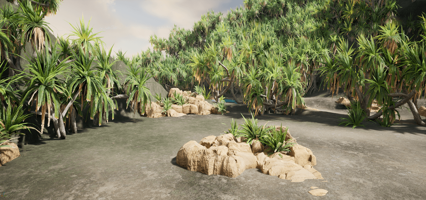water Landscape BEACHWEAR rocks mountains Nature Unreal Engine 5 Unreal Engine environment background
