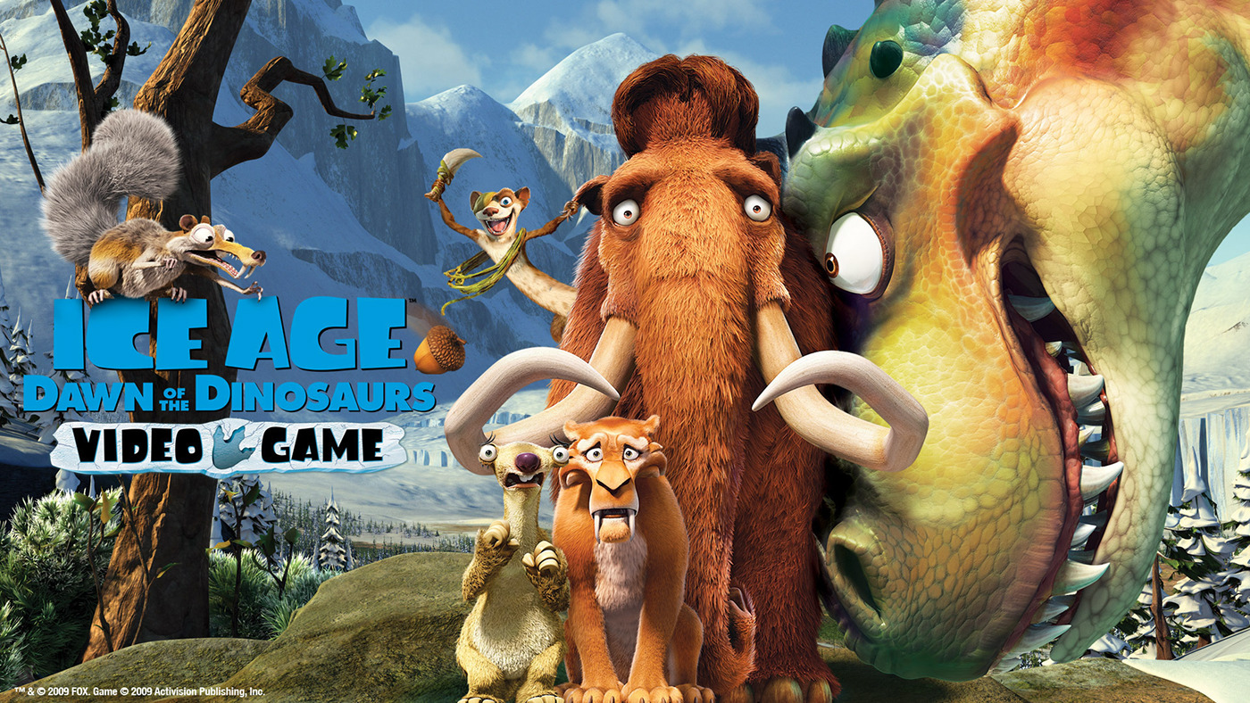 Ice Age 3 - Dawn Of The Dinosaurs (The Game) on Behance