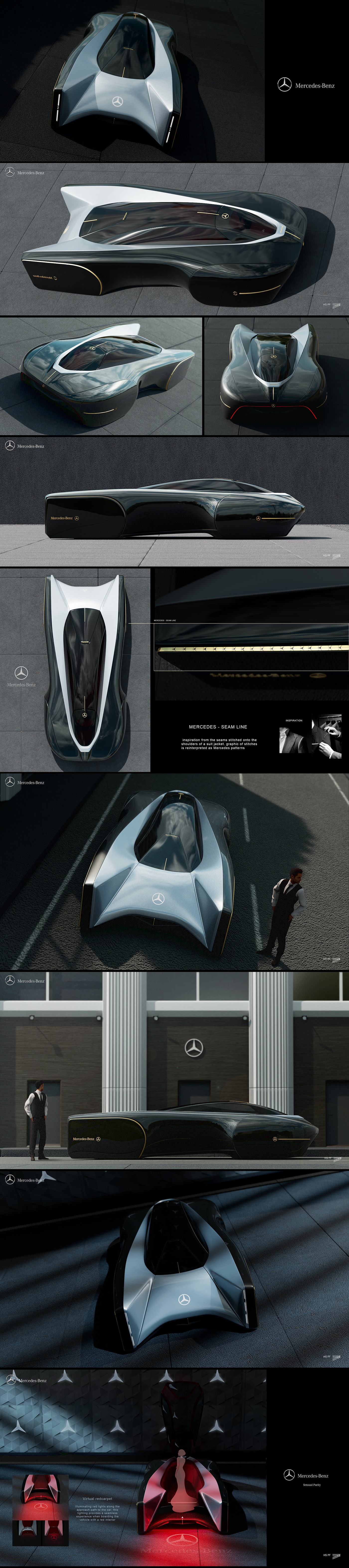 Transportation Design mercedes-benz iconic luxury concept cardesign sketch Automotive design car